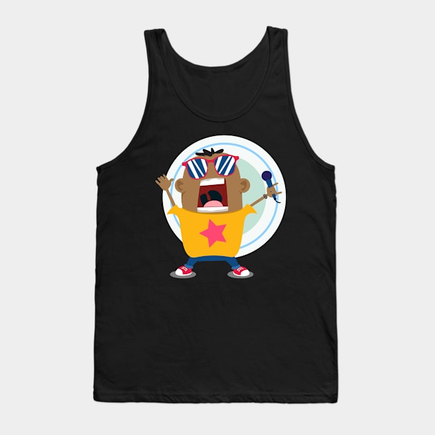 Singer Superstar Tank Top by Dojaja